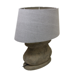 Lampa ceramiczna Rustykalna betonowa 50cm